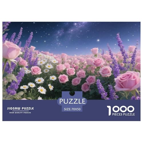 Rose 1000 Teile Puzzle Premium Quality Erwachsene Kinder Plant Herausforderung Game Klassische Lernspiel 70x50cm/1000pcs Rose 1000 Teile Puzzle Premium Quality Erwachsene Kinder Plant Herausforderung Game Klassische Lernspiel 70x50cm/1000pcs von XGASVBKWA
