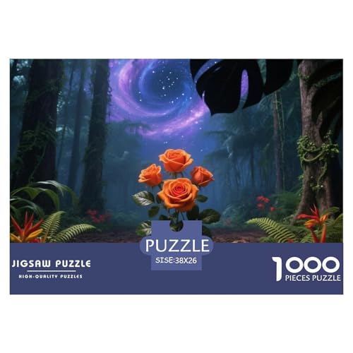 Rose Puzzle 1000 Teile Premium Quality Erwachsene Kinder Plant Premium Quality Klassische Lernspiel 38x26cm/1000pcs Rose Puzzle 1000 Teile Premium Quality Erwachsene Kinder Plant Premium Quality Klassische Lernspiel 38x26cm/1000pcs von XGASVBKWA