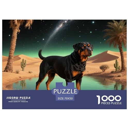 Rottweiler 1000 Teile Puzzle Home Dekoration Erwachsene Kinder Animal Herausforderung Game Klassische Lernspiel 70x50cm/1000pcs Rottweiler 1000 Teile Puzzle Home Dekoration Erwachsene Kinder Animal Herausforderung Game Klassische Lernspiel 70x50cm/1000pcs von XGASVBKWA