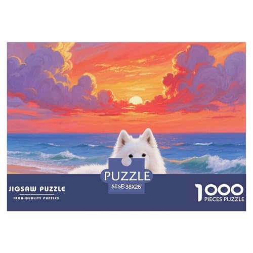 Samye Hund 1000 Teile Puzzle Home Dekoration Erwachsene Kinder Animal Premium Quality Impossible 38x26cm/1000pcs Samye Hund 1000 Teile Puzzle Home Dekoration Erwachsene Kinder Animal Premium Quality Impossible 38x26cm/1000pcs von XGASVBKWA