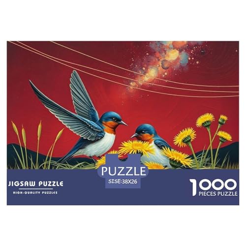 Scheune Schlucken 1000 Teile Puzzle Premium Quality Erwachsene Kinder Animal Herausforderung Game Impossible 38x26cm/1000pcs Scheune Schlucken 1000 Teile Puzzle Premium Quality Erwachsene Kinder Animal Herausforderung Game Impossible 38x26cm/1000pcs von XGASVBKWA