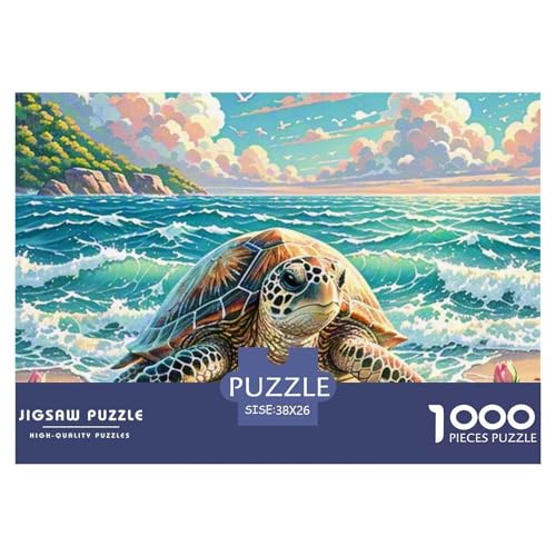 Schildkröte 1000 Teile Puzzle Kinder Geschenk Lernspiel Animal Premium Quality Impossible Game 38x26cm/1000pcs Schildkröte 1000 Teile Puzzle Kinder Geschenk Lernspiel Animal Premium Quality Impossible Game 38x26cm/1000pcs von XGASVBKWA