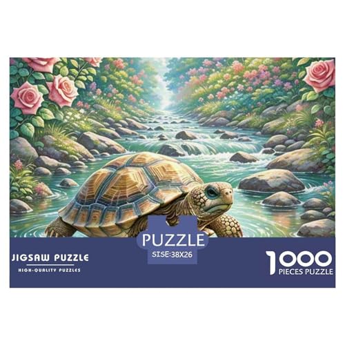 Schildkröte Puzzle 1000 Teile Premium Quality Erwachsene Kinder Animal Herausforderung Game Klassische Lernspiel 38x26cm/1000pcs Schildkröte Puzzle 1000 Teile Premium Quality Erwachsene Kinder Animal Herausforderung Game Klassische Lernspiel 38x26cm/1000pcs von XGASVBKWA