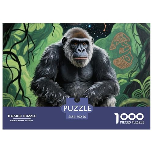 Schimpansen 1000 Teile Puzzle Premium Quality Erwachsene Kinder Animal Herausforderung Game Klassische Lernspiel 70x50cm/1000pcs Schimpansen 1000 Teile Puzzle Premium Quality Erwachsene Kinder Animal Herausforderung Game Klassische Lernspiel 70x50cm/1000pcs von XGASVBKWA