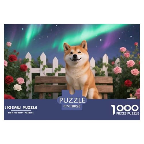 Shiba Inu 1000 Teile Puzzle Home Dekoration Lernspiel Animal Premium Quality Impossible Game 38x26cm/1000pcs Shiba Inu 1000 Teile Puzzle Home Dekoration Lernspiel Animal Premium Quality Impossible Game 38x26cm/1000pcs von XGASVBKWA