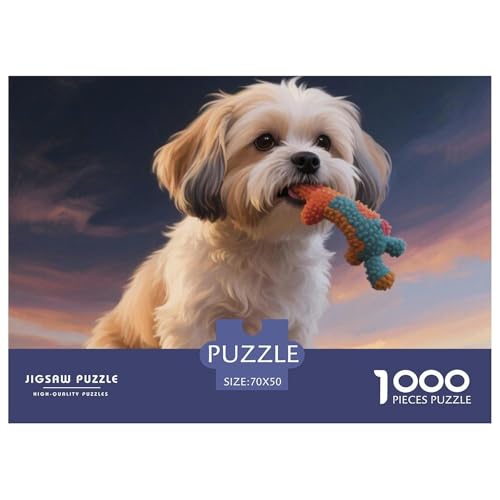 Shih Tzu 1000 Teile Puzzle Home Dekoration Erwachsene Kinder Animal Herausforderung Game Impossible 70x50cm/1000pcs Shih Tzu 1000 Teile Puzzle Home Dekoration Erwachsene Kinder Animal Herausforderung Game Impossible 70x50cm/1000pcs von XGASVBKWA
