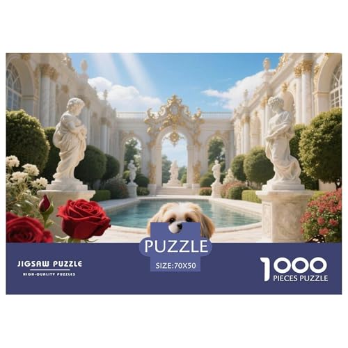 Shih Tzu Puzzle 1000 Teile Premium Quality Erwachsene Kinder Animal Home Dekoration Klassische Lernspiel 70x50cm/1000pcs Shih Tzu Puzzle 1000 Teile Premium Quality Erwachsene Kinder Animal Home Dekoration Klassische Lernspiel 70x50cm/1000pcs von XGASVBKWA
