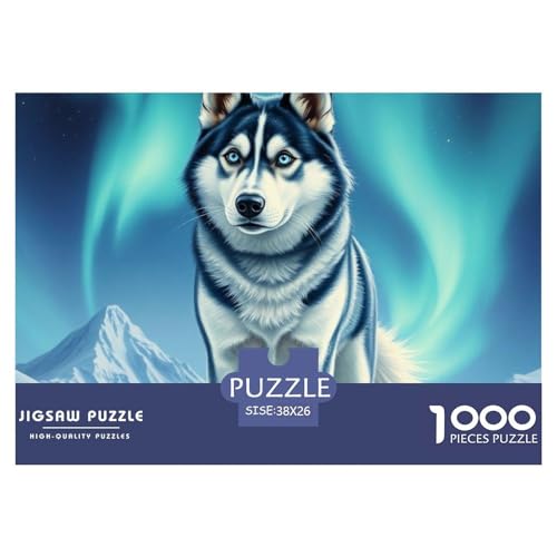 SibIrischer Husky 1000 Teile Erwachsene Puzzle Premium Quality Erwachsene Kinder Animal Home Dekoration Klassische Lernspiel 38x26cm/1000pcs SibIrischer Husky 1000 Teile Erwachsene Puzzle Premium Quality Erwachsene Kinder Animal Home Dekoration Klassische Lernspiel 38x26cm/1000pcs von XGASVBKWA