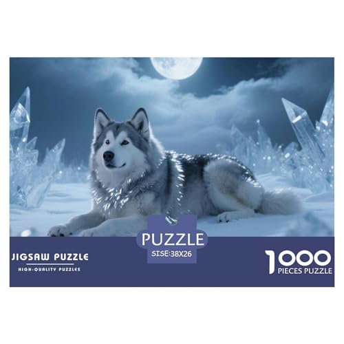 SibIrischer Husky 1000 Teile Puzzle Home Dekoration Erwachsene Kinder Animal Home Dekoration Klassische Lernspiel 38x26cm/1000pcs SibIrischer Husky 1000 Teile Puzzle Home Dekoration Erwachsene Kinder Animal Home Dekoration Klassische Lernspiel 38x26cm/1000pcs von XGASVBKWA