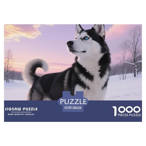 SibIrischer Husky Puzzle 1000 Teile Premium Quality Lernspiel Animal Home Dekoration Klassische Lernspiel 38x26cm/1000pcs SibIrischer Husky Puzzle 1000 Teile Premium Quality Lernspiel Animal Home Dekoration Klassische Lernspiel 38x26cm/1000pcs von XGASVBKWA