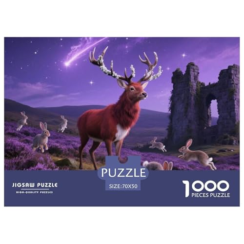 Sika Hirsch 1000 Teile Puzzle Home Dekoration Lernspiel Animal Premium Quality Klassische Lernspiel 70x50cm/1000pcs Sika Hirsch 1000 Teile Puzzle Home Dekoration Lernspiel Animal Premium Quality Klassische Lernspiel 70x50cm/1000pcs von XGASVBKWA