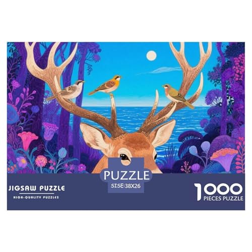 Sika Hirsch 1000 Teile Puzzle Premium Quality Herausforderung Spielzeug Animal Herausforderung Game Klassische Lernspiel 38x26cm/1000pcs Sika Hirsch 1000 Teile Puzzle Premium Quality Herausforderung Spielzeug Animal Herausforderung Game Klassische Lernspiel 38x26cm/1000pcs von XGASVBKWA
