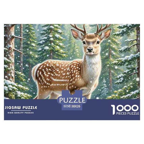 Sika Hirsch Puzzle 1000 Teile Premium Quality Lernspiel Animal Home Dekoration Klassische Lernspiel 38x26cm/1000pcs Sika Hirsch Puzzle 1000 Teile Premium Quality Lernspiel Animal Home Dekoration Klassische Lernspiel 38x26cm/1000pcs von XGASVBKWA