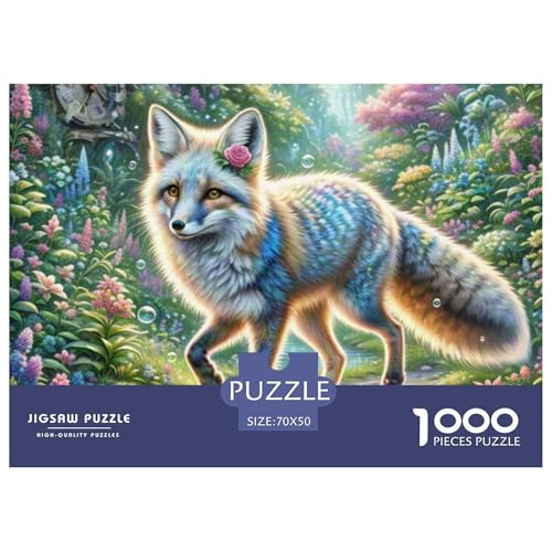Silver Fuchs 1000 Teile Puzzle Premium Quality Erwachsene Kinder Animal Herausforderung Game Klassische Lernspiel 70x50cm/1000pcs Silver Fuchs 1000 Teile Puzzle Premium Quality Erwachsene Kinder Animal Herausforderung Game Klassische Lernspiel 70x50cm/1000pcs von XGASVBKWA