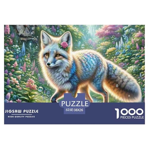 Silver Fuchs 1000 Teile Puzzle Premium Quality Erwachsene Kinder Animal Home Dekoration Klassische Lernspiel 38x26cm/1000pcs Silver Fuchs 1000 Teile Puzzle Premium Quality Erwachsene Kinder Animal Home Dekoration Klassische Lernspiel 38x26cm/1000pcs von XGASVBKWA