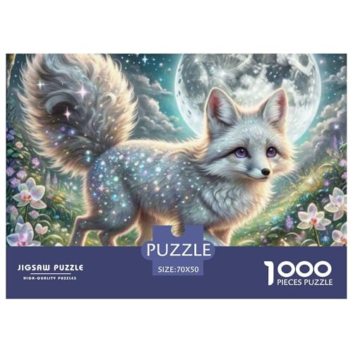 Silver Fuchs Puzzle 1000 Teile Premium Quality Lernspiel Animal Home Dekoration Klassische Lernspiel 70x50cm/1000pcs Silver Fuchs Puzzle 1000 Teile Premium Quality Lernspiel Animal Home Dekoration Klassische Lernspiel 70x50cm/1000pcs von XGASVBKWA