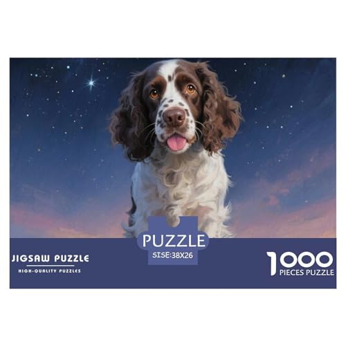 Springer Spaniel 1000 Teile Puzzle Home Dekoration Lernspiel Animal Premium Quality Klassische Lernspiel 38x26cm/1000pcs Springer Spaniel 1000 Teile Puzzle Home Dekoration Lernspiel Animal Premium Quality Klassische Lernspiel 38x26cm/1000pcs von XGASVBKWA