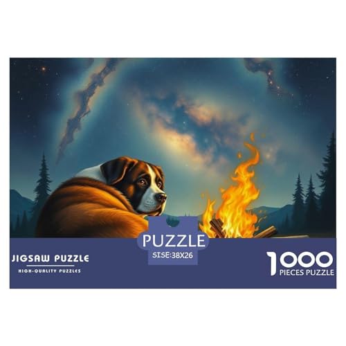 St. Bernard 1000 Teile Puzzle Premium Quality Herausforderung Spielzeug Animal Herausforderung Game Klassische Lernspiel 38x26cm/1000pcs St. Bernard 1000 Teile Puzzle Premium Quality Herausforderung Spielzeug Animal Herausforderung Game Klassische Lernspiel 38x26cm/1000pcs von XGASVBKWA