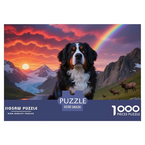 St. Bernard Puzzle 1000 Teile Premium Quality Erwachsene Kinder Animal Premium Quality Impossible Game 38x26cm/1000pcs St. Bernard Puzzle 1000 Teile Premium Quality Erwachsene Kinder Animal Premium Quality Impossible Game 38x26cm/1000pcs von XGASVBKWA