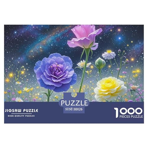 Starry Night Blumen 1000 Teile Puzzle Premium Quality Herausforderung Spielzeug Plant Herausforderung Game Klassische Lernspiel 38x26cm/1000pcs Starry Night Blumen 1000 Teile Puzzle Premium Quality Herausforderung Spielzeug Plant Herausforderung Game Klassische Lernspiel 38x26cm/1000pcs von XGASVBKWA