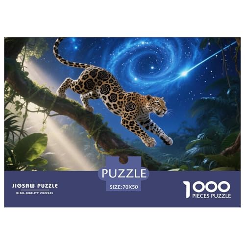 Sternen Leopard 1000 Teile Puzzle Home Dekoration Lernspiel Animal Premium Quality Klassische Lernspiel 70x50cm/1000pcs Sternen Leopard 1000 Teile Puzzle Home Dekoration Lernspiel Animal Premium Quality Klassische Lernspiel 70x50cm/1000pcs von XGASVBKWA
