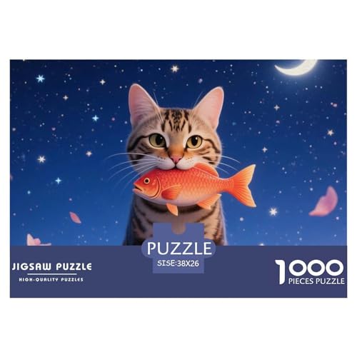 Tabby Katze 1000 Teile 1000 Teile Kinder Geschenk Erwachsene Kinder Animal Home Dekoration Impossible Game 38x26cm/1000pcs Tabby Katze 1000 Teile 1000 Teile Kinder Geschenk Erwachsene Kinder Animal Home Dekoration Impossible Game 38x26cm/1000pcs von XGASVBKWA