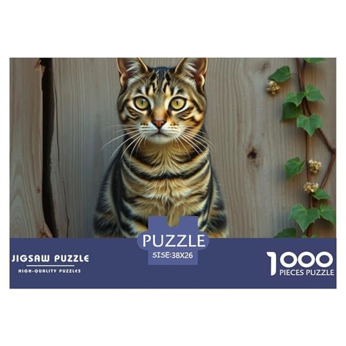 Tabby Katze 1000 Teile Puzzle Kinder Geschenk Lernspiel Animal Premium Quality Impossible Game 38x26cm/1000pcs Tabby Katze 1000 Teile Puzzle Kinder Geschenk Lernspiel Animal Premium Quality Impossible Game 38x26cm/1000pcs von XGASVBKWA