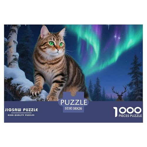 Tabby Katze 1000 Teile Puzzle Kinder Geschenk Lernspiel Animal Premium Quality Impossible Game 38x26cm/1000pcs Tabby Katze 1000 Teile Puzzle Kinder Geschenk Lernspiel Animal Premium Quality Impossible Game 38x26cm/1000pcs von XGASVBKWA