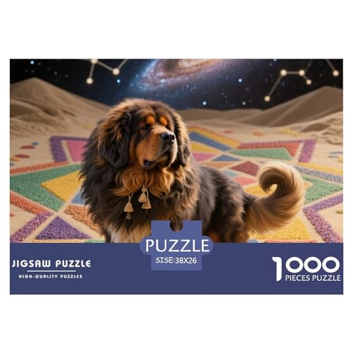 Tibetischer Mastiff 1000 Teile Puzzle Home Dekoration Erwachsene Kinder Animal Premium Quality Impossible 38x26cm/1000pcs Tibetischer Mastiff 1000 Teile Puzzle Home Dekoration Erwachsene Kinder Animal Premium Quality Impossible 38x26cm/1000pcs von XGASVBKWA