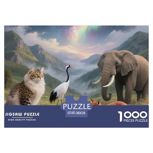 Tierreich 1000 Teile Puzzle Home Dekoration Lernspiel Animal Premium Quality Klassische Lernspiel 38x26cm/1000pcs Tierreich 1000 Teile Puzzle Home Dekoration Lernspiel Animal Premium Quality Klassische Lernspiel 38x26cm/1000pcs von XGASVBKWA