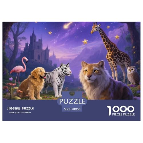 Tierreich 1000 Teile Puzzle Premium Quality Erwachsene Kinder Animal Home Dekoration Impossible Game 70x50cm/1000pcs Tierreich 1000 Teile Puzzle Premium Quality Erwachsene Kinder Animal Home Dekoration Impossible Game 70x50cm/1000pcs von XGASVBKWA