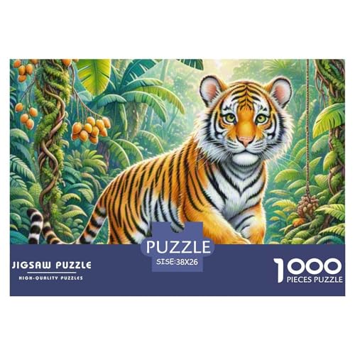 Tiger 1000 Teile Puzzle Home Dekoration Erwachsene Kinder Animal Home Dekoration Klassische Lernspiel 38x26cm/1000pcs Tiger 1000 Teile Puzzle Home Dekoration Erwachsene Kinder Animal Home Dekoration Klassische Lernspiel 38x26cm/1000pcs von XGASVBKWA
