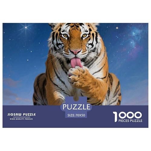 Tiger 1000 Teile Puzzle Home Dekoration Lernspiel Animal Premium Quality Klassische Lernspiel 70x50cm/1000pcs Tiger 1000 Teile Puzzle Home Dekoration Lernspiel Animal Premium Quality Klassische Lernspiel 70x50cm/1000pcs von XGASVBKWA
