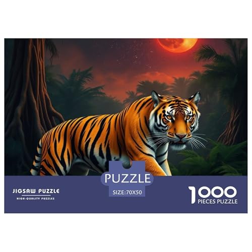 Tiger 1000 Teile Puzzle Premium Quality Erwachsene Kinder Animal Herausforderung Game Klassische Lernspiel 70x50cm/1000pcs Tiger 1000 Teile Puzzle Premium Quality Erwachsene Kinder Animal Herausforderung Game Klassische Lernspiel 70x50cm/1000pcs von XGASVBKWA