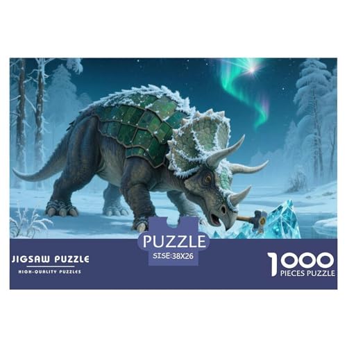 Triceratops 1000 Teile Erwachsene Puzzle Premium Quality Herausforderung Spielzeug Animal Home Dekoration Klassische Lernspiel 38x26cm/1000pcs Triceratops 1000 Teile Erwachsene Puzzle Premium Quality Herausforderung Spielzeug Animal Home Dekoration Klassische Lernspiel 38x26cm/1000pcs von XGASVBKWA
