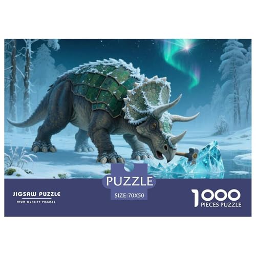 Triceratops Puzzle 1000 Teile Premium Quality Lernspiel Animal Home Dekoration Klassische Lernspiel 70x50cm/1000pcs Triceratops Puzzle 1000 Teile Premium Quality Lernspiel Animal Home Dekoration Klassische Lernspiel 70x50cm/1000pcs von XGASVBKWA