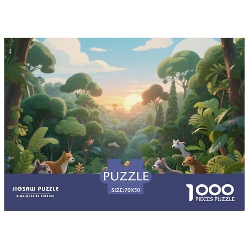 Tropical Dschungeltiere 1000 Teile Puzzle Home Dekoration Erwachsene Kinder Animal Premium Quality Impossible 70x50cm/1000pcs Tropical Dschungeltiere 1000 Teile Puzzle Home Dekoration Erwachsene Kinder Animal Premium Quality Impossible 70x50cm/1000pcs von XGASVBKWA