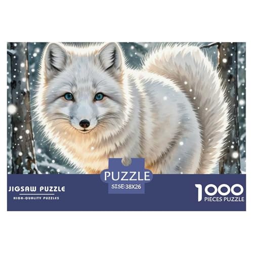 White Fuchs 1000 Teile Puzzle Home Dekoration Erwachsene Kinder Animal Home Dekoration Klassische Lernspiel 38x26cm/1000pcs White Fuchs 1000 Teile Puzzle Home Dekoration Erwachsene Kinder Animal Home Dekoration Klassische Lernspiel 38x26cm/1000pcs von XGASVBKWA
