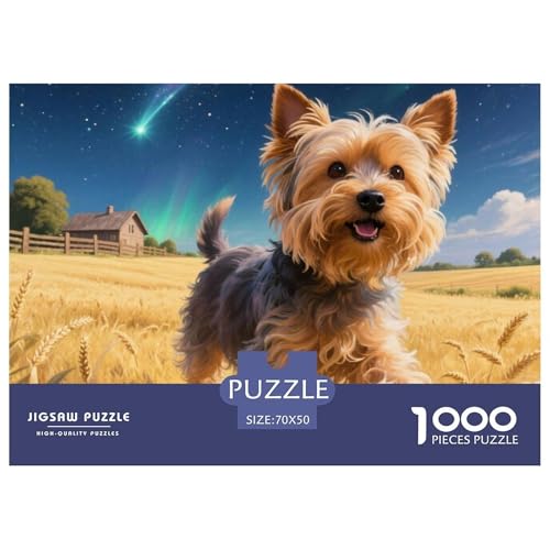 Yorkshire Terrier 1000 Teile Puzzle Home Dekoration Erwachsene Kinder Animal Premium Quality Impossible 70x50cm/1000pcs Yorkshire Terrier 1000 Teile Puzzle Home Dekoration Erwachsene Kinder Animal Premium Quality Impossible 70x50cm/1000pcs von XGASVBKWA