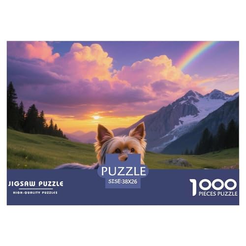 Yorkshire Terrier 1000 Teile Puzzle Home Dekoration Lernspiel Pet Premium Quality Klassische Lernspiel 38x26cm/1000pcs Yorkshire Terrier 1000 Teile Puzzle Home Dekoration Lernspiel Pet Premium Quality Klassische Lernspiel 38x26cm/1000pcs von XGASVBKWA