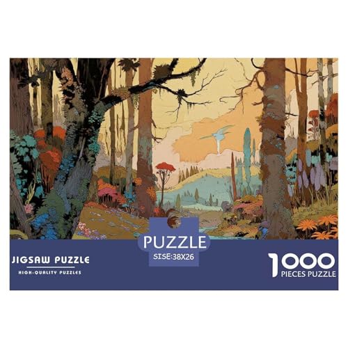 Zauberer Wald 1000 Teile Erwachsene Puzzle Premium Quality Erwachsene Kinder Illustration Style Home Dekoration Klassische Lernspiel 38x26cm/1000pcs Zauberer Wald 1000 Teile Erwachsene Puzzle Premium Quality Erwachsene Kinder Illustration Style Home Dekoration Klassische Lernspiel 38x26cm/1000pcs von XGASVBKWA
