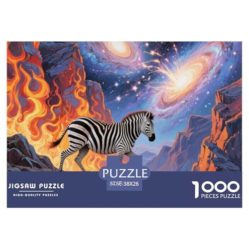 Zebra 1000 Teile Puzzle Home Dekoration Lernspiel Animal Premium Quality Klassische Lernspiel 38x26cm/1000pcs Zebra 1000 Teile Puzzle Home Dekoration Lernspiel Animal Premium Quality Klassische Lernspiel 38x26cm/1000pcs von XGASVBKWA