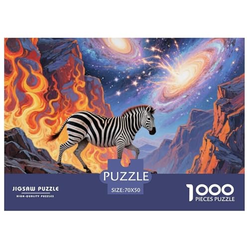 Zebra Puzzle 1000 Teile Premium Quality Erwachsene Kinder Animal Herausforderung Game Klassische Lernspiel 70x50cm/1000pcs Zebra Puzzle 1000 Teile Premium Quality Erwachsene Kinder Animal Herausforderung Game Klassische Lernspiel 70x50cm/1000pcs von XGASVBKWA
