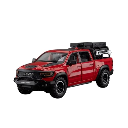 XGFFBAGB 1/32 Für 1000TRX Mammoth Pickup Legierung Auto Modell Sound Und Licht Pull Back Spielzeug Sammlerstücke Geschenk(Rosso,No Box) von XGFFBAGB