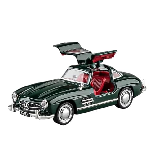 XGFFBAGB 1/32 Für 300SL Legierung Auto Modell Sound Und Licht Pull Back Spielzeug Sammlerstücke Geschenk(Green,No Box) von XGFFBAGB