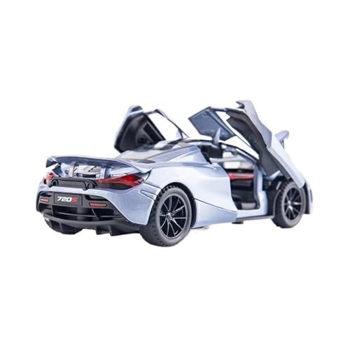 XGFFBAGB 1/32 Für 720s Sport Auto Legierung Metall Diecast Modell Auto Sound & Licht Geschenke(Gray Blue,with Box) von XGFFBAGB