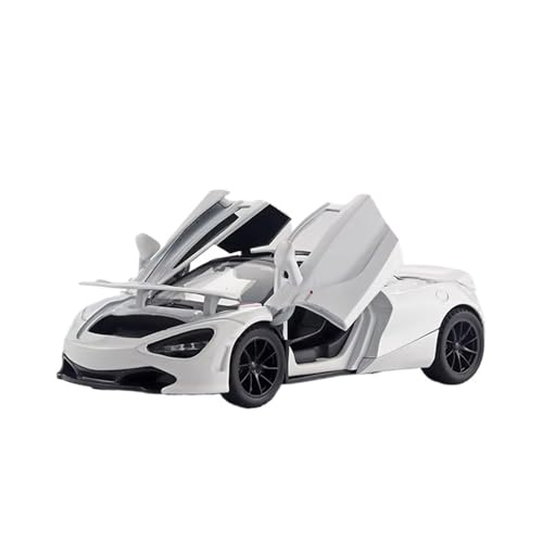 XGFFBAGB 1/32 Für 720s Sport Auto Legierung Metall Diecast Modell Auto Sound & Licht Geschenke(White,with Box) von XGFFBAGB