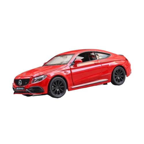 XGFFBAGB 1/32 Für C63S Coupe Legierung Gießt Druck Metall Auto Modelle Sammlung Spielzeug(Rosso,No Box) von XGFFBAGB