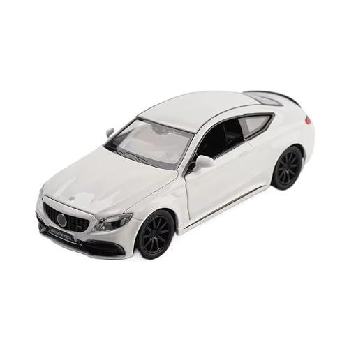 XGFFBAGB 1/32 Für C63S Coupe Legierung Gießt Druck Metall Auto Modelle Sammlung Spielzeug(White,with Box) von XGFFBAGB
