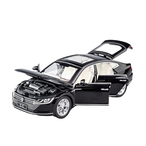 XGFFBAGB 1/32 Für CC Legierung Modell Diecast Metall Auto Sound & Licht Sammlerstücke Spielzeug Fahrzeug Geschenk(Black,No Box) von XGFFBAGB